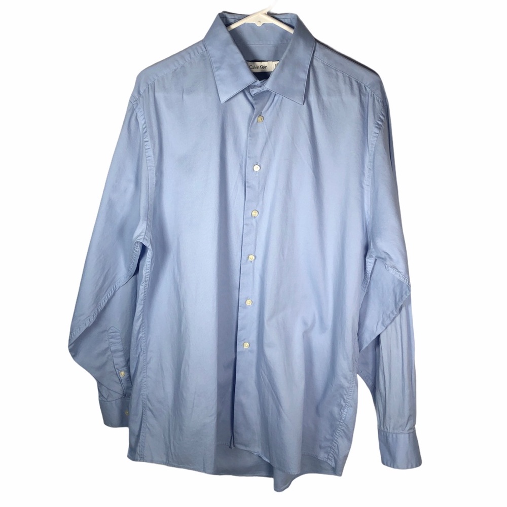 Calvin Klein Men’s Dress Shirt Blue 16.5